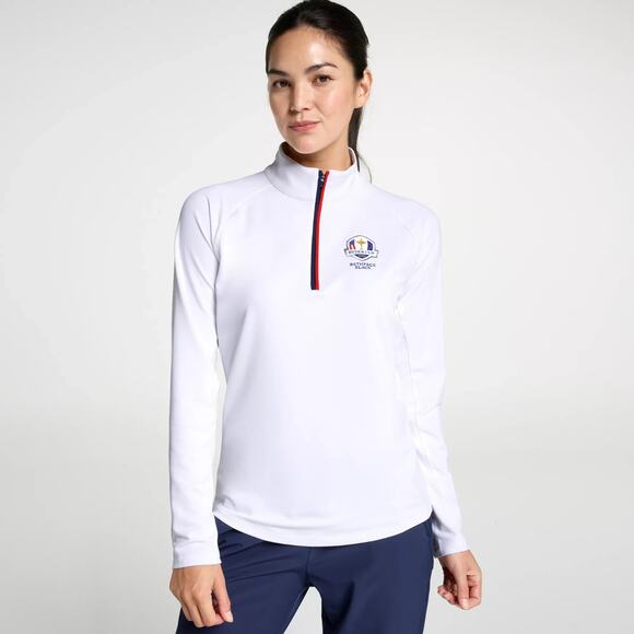 Walter Hagen Tops - NWT Walter Hagen Women's 1/4 Zip Performance 2025 Ryder Cup PGA Size Large White